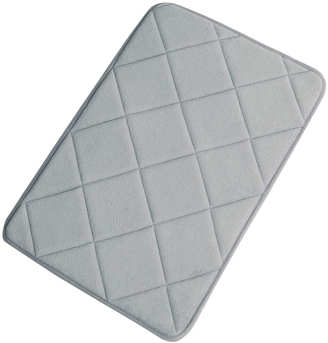 Non-Slip Soft Microfiber Memory Foam Bath Mat,Toilet Bath with Non-Skid Bottom Washable Quick Dry Bathroom mats