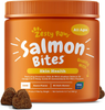Salmon Fish Oil Omega 3 for Dogs, with Wild Alaskan Salmon Oil - Anti Itch Skin & Coat + Allergy Support - Hip & Joint + Arthritis