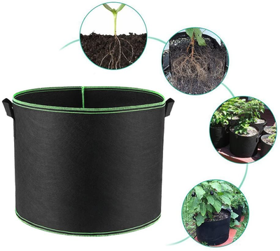 Plant Grow Bags Aeration Fabric Pots with Handles