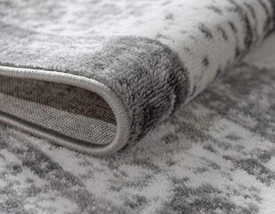 Unique Loom Sofia Collection Area Traditional Vintage Rug, French Inspired Perfect for All Home Décor, 4' 0 x 6' 0 Rectangular, Gray/Light Gray