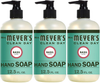 Mrs. Meyer's Clean Day Liquid Hand Soap, Cruelty Free and Biodegradable Hand Wash Made with Essential Oils, Peony Scent, 12.5 oz - Pack of 3