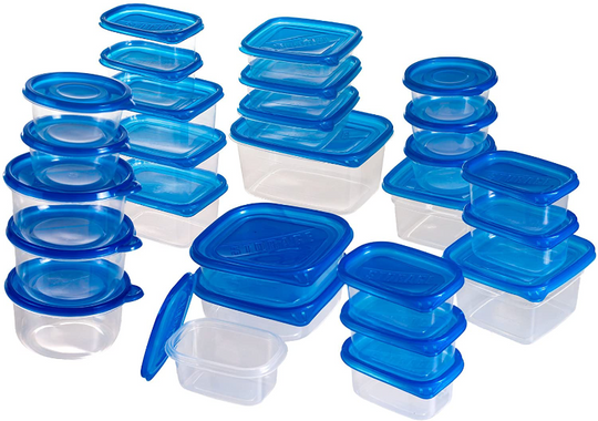 54 Piece Food Storage Container Set with Air Tight Lids