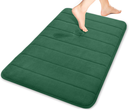 Memory Foam Bath Mat Rug, Comfortable, Soft, Super Water Absorption, Machine Wash, Non-Slip for Bathroom 