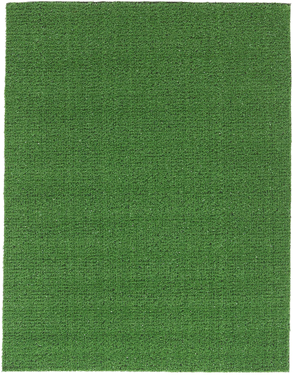 Ottomanson Evergreen Artificial Turf Area Rug, 16" X 43", Green