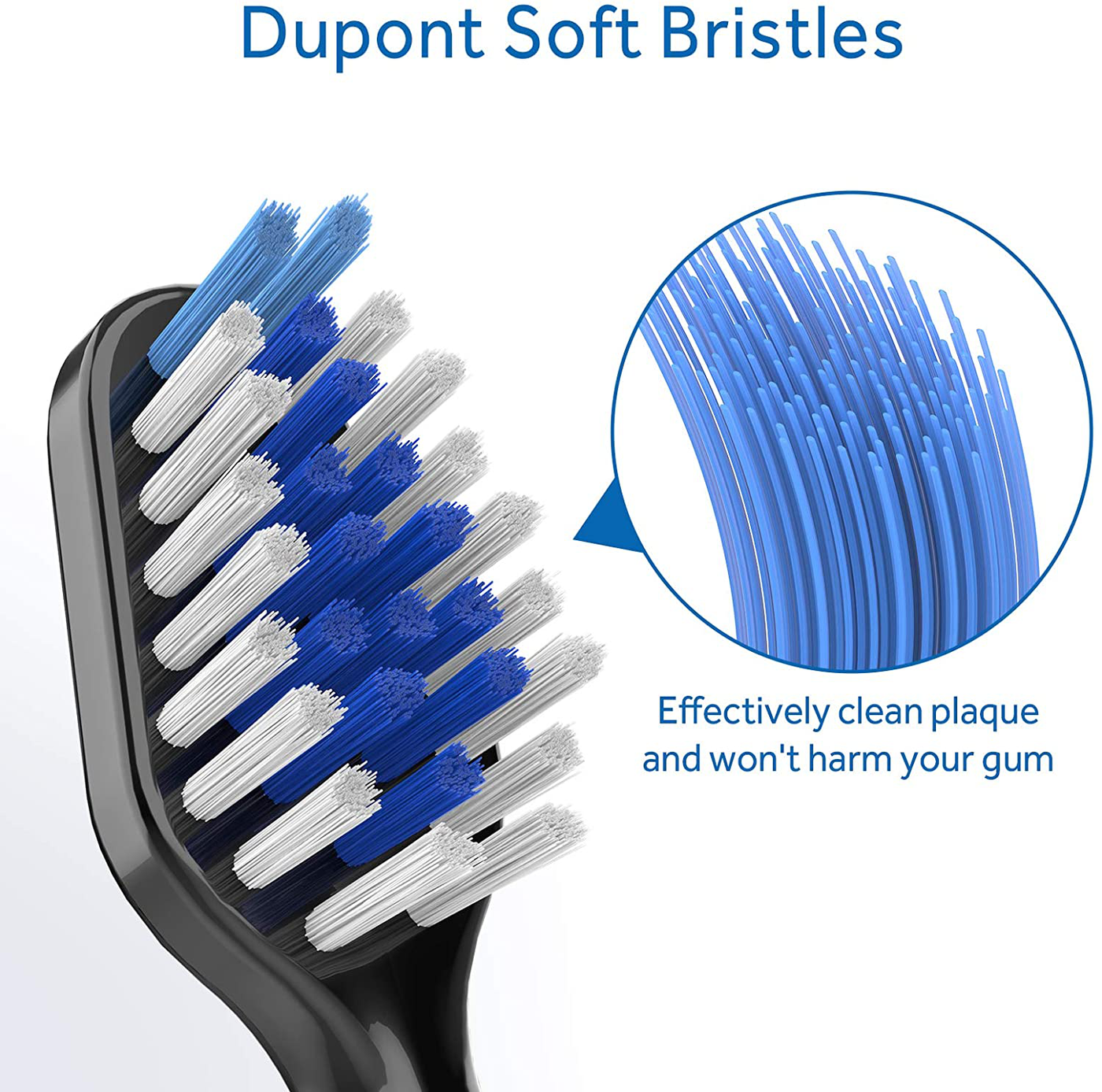 Replacement Brush Heads for AquaSonic Duo Toothbrush, 8-Pack