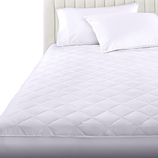 LDC Twin Mattress Pad with 16-Inch Deep Pocket, Comfortable, Breathable, Easy to Put on, The Stretchable Quilted Fitted Mattress Cover