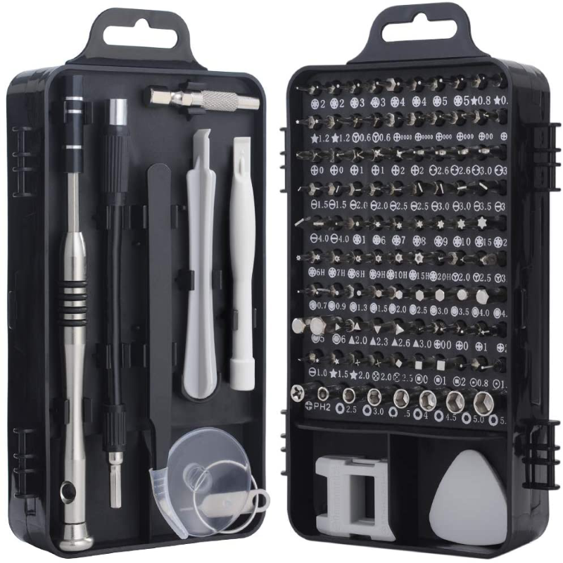 110 Piece Precision Magnetic Screwdriver Set with Case
