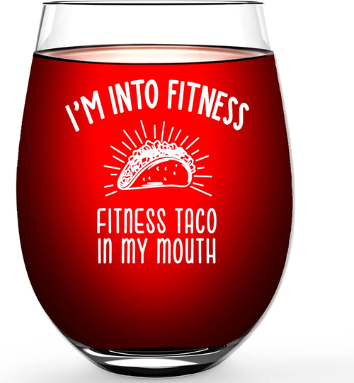 Funny 17 oz Wine Glasses - Stemless Wine Glasses