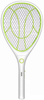 Night Cat Bug Zapper Racket Electric Fly Swatter Racquet Electronic Mosquito Killer with USB Charging LED Lighting Double Layer Protection Detachable Handle