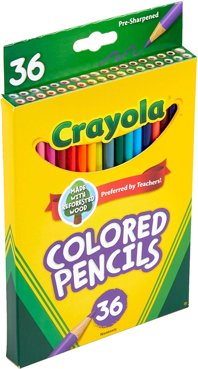 Crayola Colored Pencil Set, School Supplies, Assorted Colors