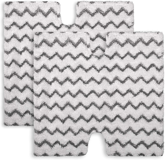 F Flammi Microfiber Steam Mop Pad for Shark Genius Lift-Away Pro Steam Mop S5003D S5002Q S5003A S6001W S6001WM S6002 S6002C S6003D S6003 S3973 S3973D S3973WM Washable Reusable Replacement Mop Head