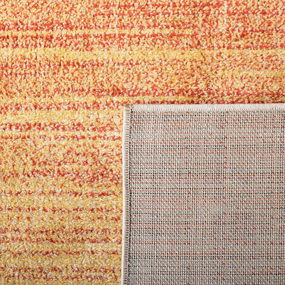 Safavieh Adirondack Collection ADR142P Modern Ombre Runner, 2'6" x 12' , Orange / Red