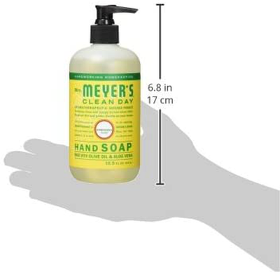 Mrs. Meyer's Clean Day Liquid Hand Soap, Cruelty Free and Biodegradable Hand Wash Formula Made with Essential Oils, Honeysuckle Scent, 12.5 oz - Pack of 3