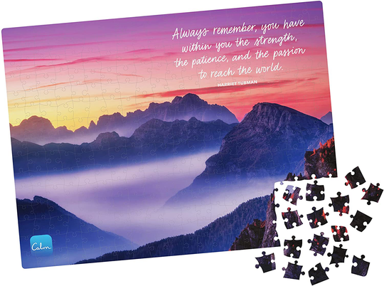 300-Piece Calm Jigsaw Puzzle for Relaxation, Stress Relief, and Mood Elevation