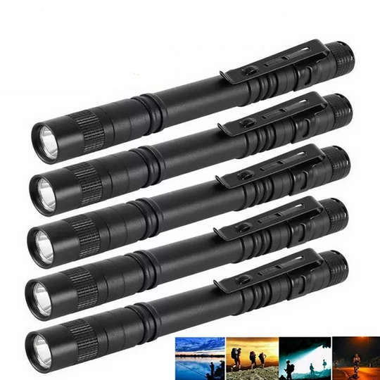 5 PCS LED Pen Light Flashlights - Mini Flashlight for Inspection, Repair, Camping