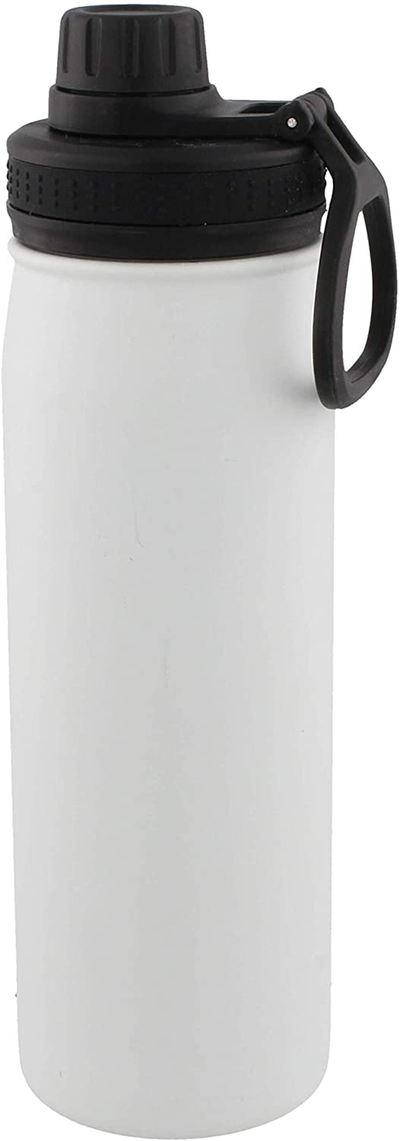 adidas 600 ML (20 oz) Metal Water Bottle, Hot/Cold Double-Walled Insulated 18/8 Stainless Steel