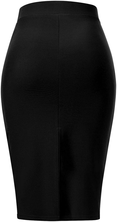 MixMatchy Women's Casual Classic Bodycon Pencil Skirt