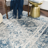 Artistic Weavers Desta Blue/White Area Rug, 5'3" x 7'3"