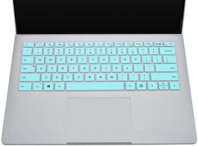 CaseBuy Keyboard Cover for Microsoft Surface Book 2/1 13.5 and 15 inch, Surface Laptop 2 2018, Surface Laptop 2017, Surface Book Accessories, Mint