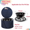 NEECONG Fire Pit Bag Compatible with Outland Firebowl Model 883 885, Diameter 24-Inch Carrying Case for Propane Gas Fire Pit(Bag Only)