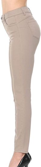 Wax Jean Denim Women's Juniors Push-Up High-Rise Skinny Jean in Fine Cotton D.