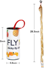 24 Rolls Fruit Fly Strips Traps, Fly Paper Tape Catcher Outdoor/Indoor, Flies Ribbon for Bug, Gnat