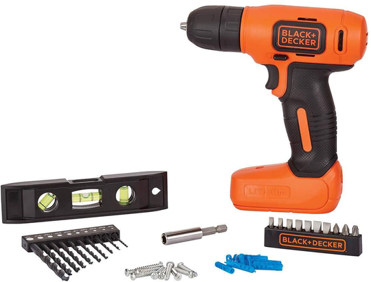 43 Piece BLACK+DECKER 8V MAX Home Tool Kit