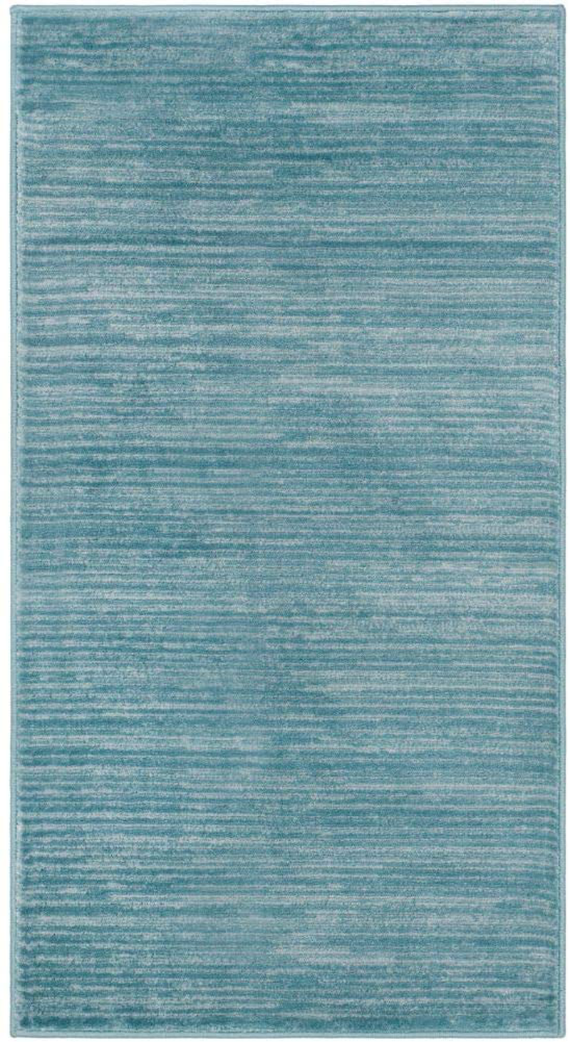 Safavieh Vision Collection VSN606B Modern Ombre Tonal Chic Non-Shedding Stain Resistant Living Room Bedroom Accent Rug, 2' x 3', Aqua