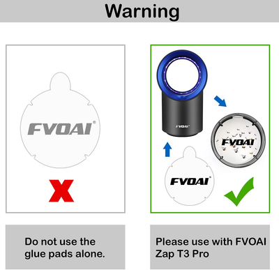 FVOAI Zap T3 Pro Insect Trap Sticky Glue Board (Pack of 10)