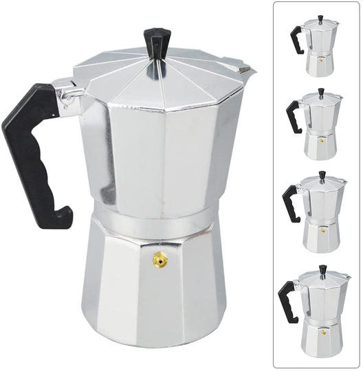 Mocha Coffee Pot Stove Top Espresso Maker Tool,Coffee Maker Coffee Pot Cup Easy Clean for Home Office Coffee