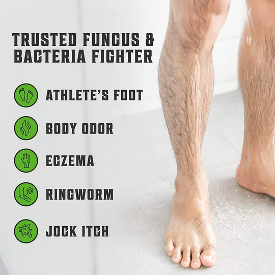 Tea Tree Oil Body Wash - Anti-fungal Athlete's Foot Toenail Fungus & More