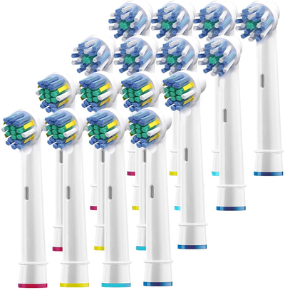 Replacement Brush Heads Compatible With Oral B Braun Electric Toothbrush-Fits Oral-b Pro 1000, Vitality, Triumph, Kids + More!