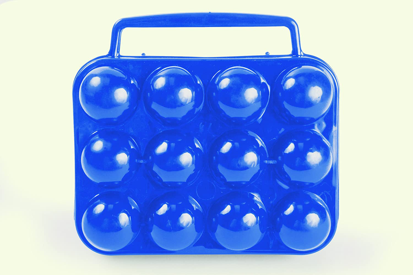 Camco Egg Carrier-Holder - Organize Eggs and Prevent Eggs from Cracking, Easily Fits into Your Refrigerator , Great for RV, Trailer and Camper Kitchens or Camping Holds A Dozen of Eggs (51015)