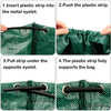 4 Pack 32, 80, Or 132 Gallon Heavy Duty Gardening Bags with Coated Gardening Gloves, Waterproof, Reusable with 4 Handles