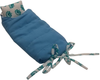 GREEN KIDS CLUB Doll Sleeping Bag with Attached Pillow. It can fit Small Dolls, or use with Our Doll Collection. (Victor, Maya, Tiago or Anju) Measurements are; 10.5" X 5" (Doll not Included)