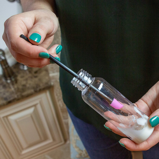 S&T INC. Beauty Spatulas, 2 Piece Set, Large and Small Sizes for Beauty and Kitchen, Black/Pink