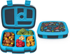Bentgo Kids Prints Leak-Proof, 5-Compartment Bento-Style Kids Lunch Box - Ideal Portion Sizes for Ages 3 to 7 - BPA-Free, Dishwasher Safe, Food-Safe Materials (Dinosaur)