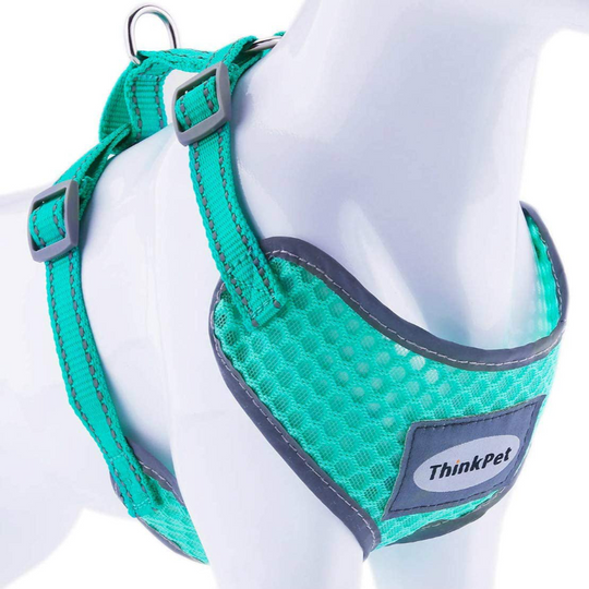 Reflective Breathable Soft Air Mesh No Pull Puppy Harness