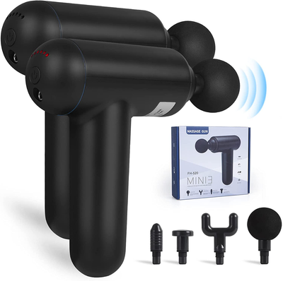 Handheld Therapy Massaging Gun for Neck Back Pain Relief with 6 Speeds and USB Charging