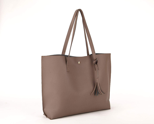 Women's Tote Bags Top Handle Satchel Handbags Faux Leather Tassel Shoulder Purse
