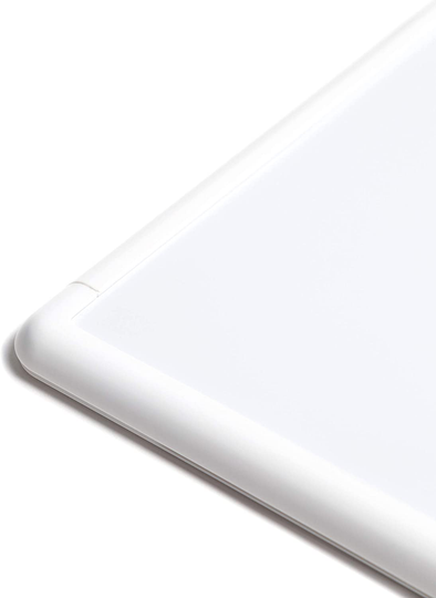 U Brands Contempo Magnetic 11" x 14" Dry Erase Board, White Frame, Magnet and Marker Included