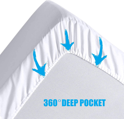 LDC Twin Mattress Pad with 16-Inch Deep Pocket, Comfortable, Breathable, Easy to Put on, The Stretchable Quilted Fitted Mattress Cover
