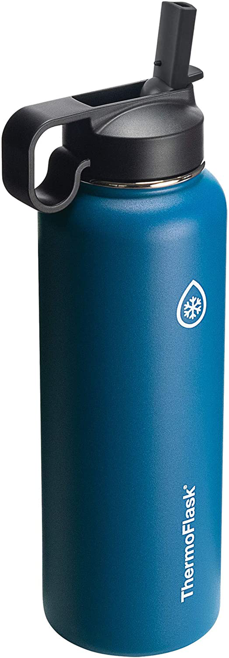 Thermoflask Double Stainless Steel Insulated Water Bottle, 40 oz, Cobalt