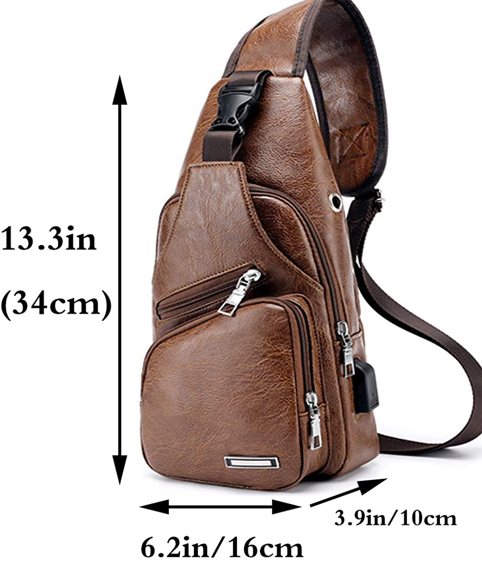 Sling Bags Small Chest Shoulder Crossbody Messenger Hiking Multipurpose Daypack Backpack