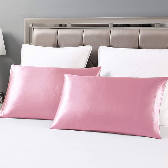 Cooling Silk Satin Pillowcases With Envelope Closure