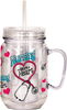 Spoontiques Nurse Mason Jar, 16 ounces, Pink