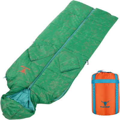 Wearable Sleeping Bag with Zippered Holes for Arms and Feet Lightweight, Waterproof