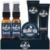 Men's 5 Piece Shaving Kit w/Shaving Soap, 2 Pack Shaving Cream, Pre-Shave Oil, and After Shave Balm