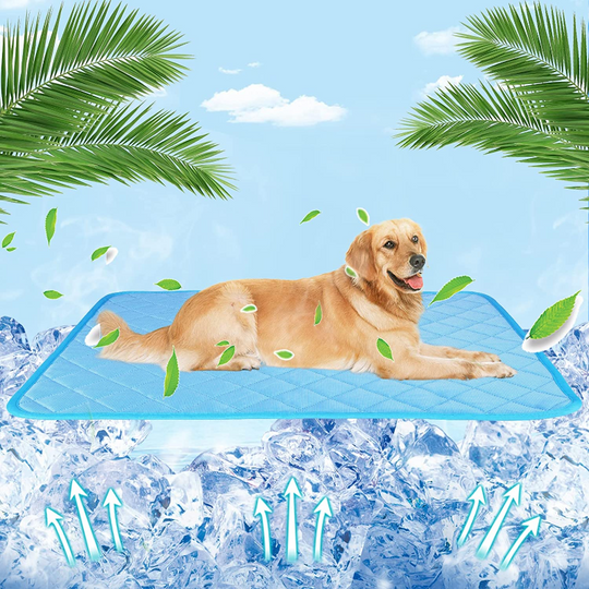 Pet Cooling Mat - Foldable Washable Cooling Pads for Indoor Outdoor