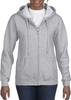 Gildan Women's Full Zip Hooded Sweatshirt